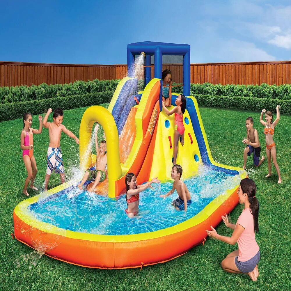 Water Slide and Climber with Pool